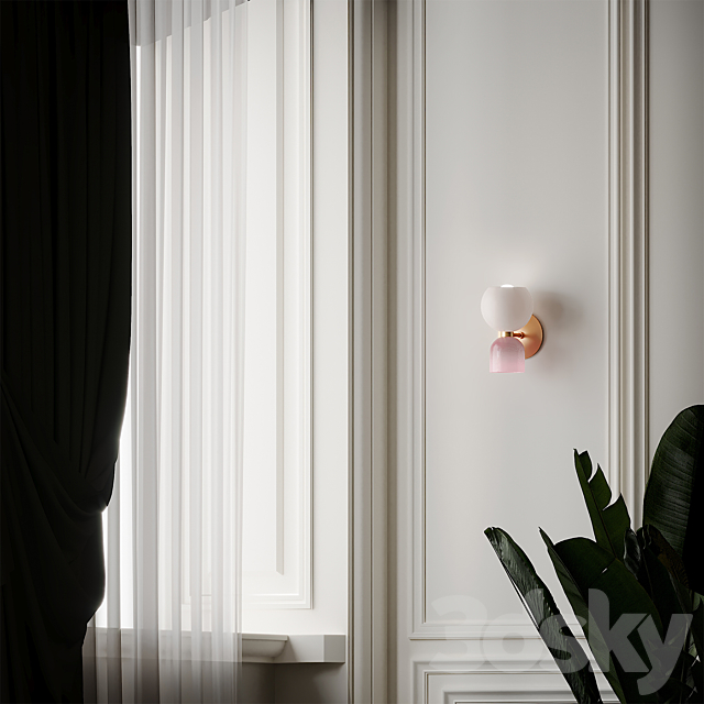 Greta Gooseneck and Sweetie Wall Sconce 3ds Max - thumbnail 3