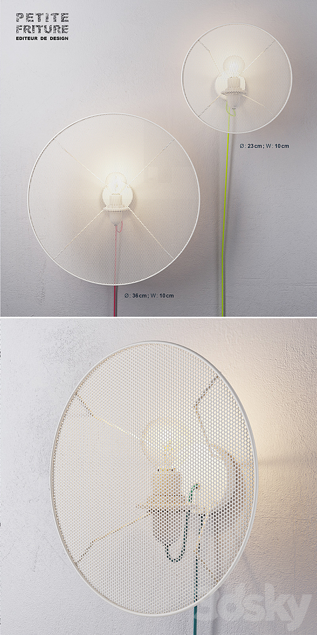 Grillo Wall Lamps 3DS Max Model - thumbnail 2