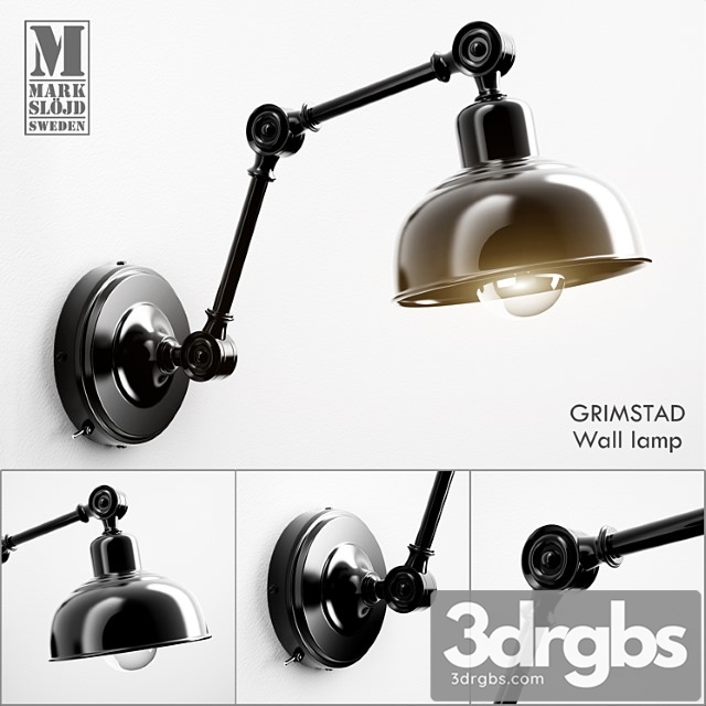 Grimstad Wall Lamp 3dsmax Download - thumbnail 1