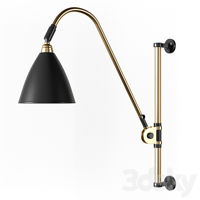 Gubi BestLite BL6 Wall Lamp Brass 3DSMax File - thumbnail 1