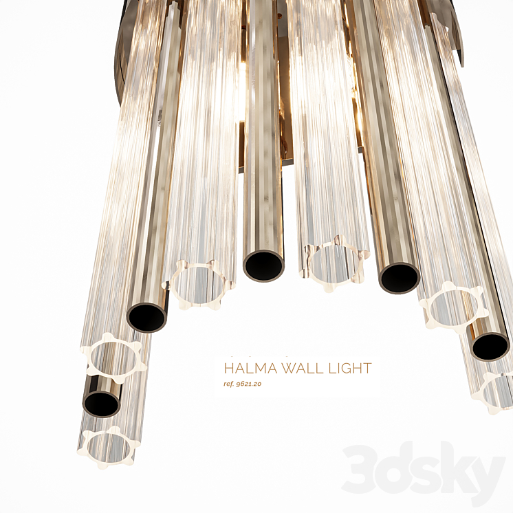 HALMA WALL LIGHT _ CASTRO Lighting 3DS Max Model - thumbnail 2