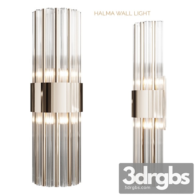 Halma Wall Light Castro Lighting 3dsmax Download - thumbnail 1