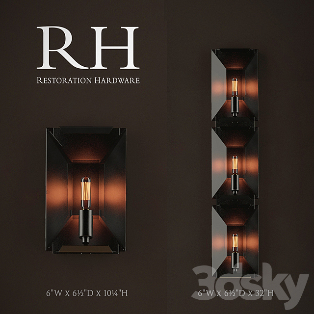 HARLOW CRYSTAL SCONCE 3DSMax File - thumbnail 1