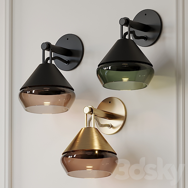 Hatti Wall Sconce by Articolo 3DS Max Model - thumbnail 1