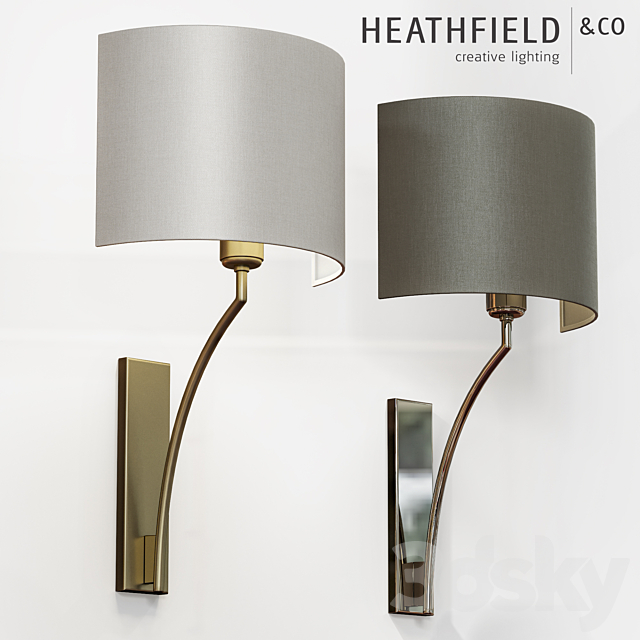 HEATHFIELD ELGAR WALL LIGHT 3ds Max - thumbnail 1