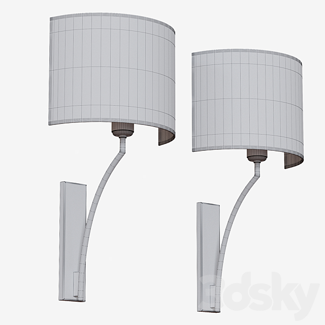 HEATHFIELD ELGAR WALL LIGHT 3ds Max - thumbnail 2