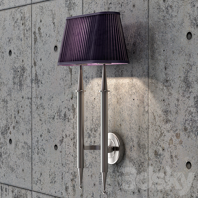 Hector Finch Robbie Wall Light Double 3DSMax File - thumbnail 3