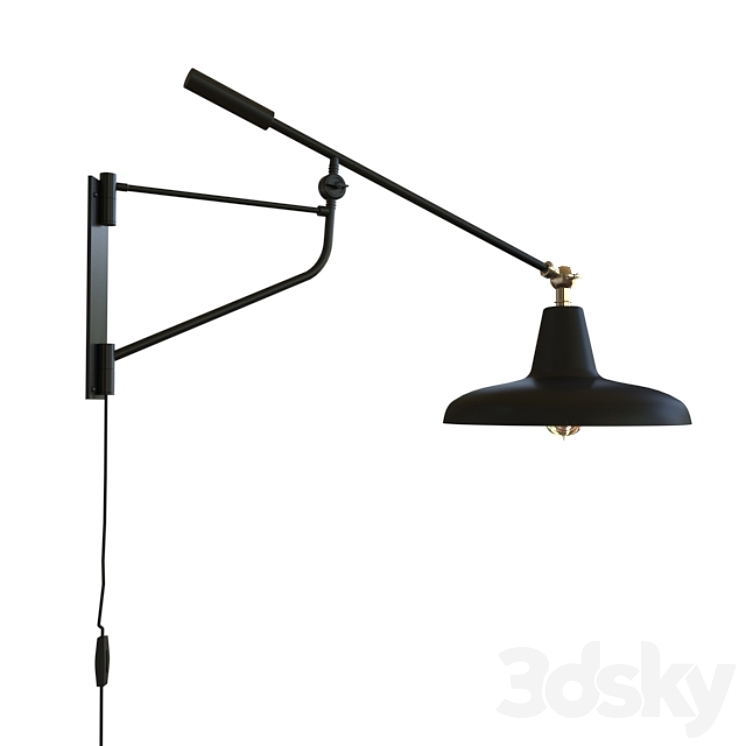 Hector lamp Dutchbone 3DS Max - thumbnail 1