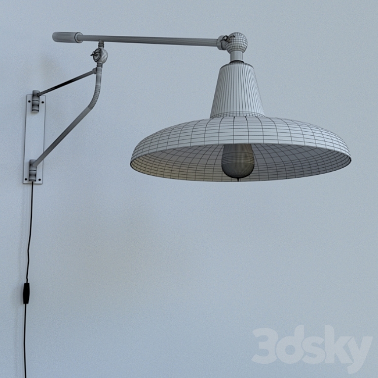 Hector lamp Dutchbone 3DS Max - thumbnail 2