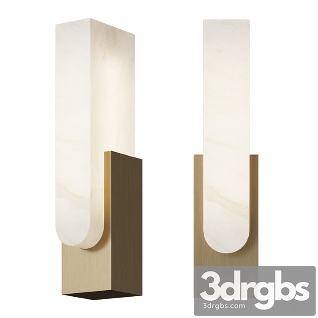 Holly hunt agatha led wall sconce 3dsmax Download - thumbnail 1