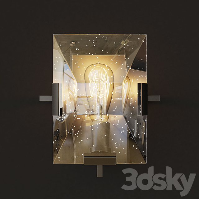 Holly Hunt Lens Sconce 3ds Max - thumbnail 1