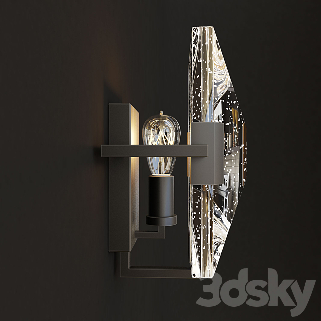 Holly Hunt Lens Sconce 3ds Max - thumbnail 3