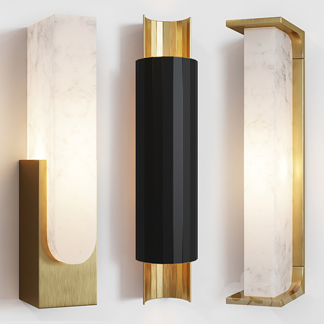 Holly Hunt set SCONCE 3DSMax File - thumbnail 1