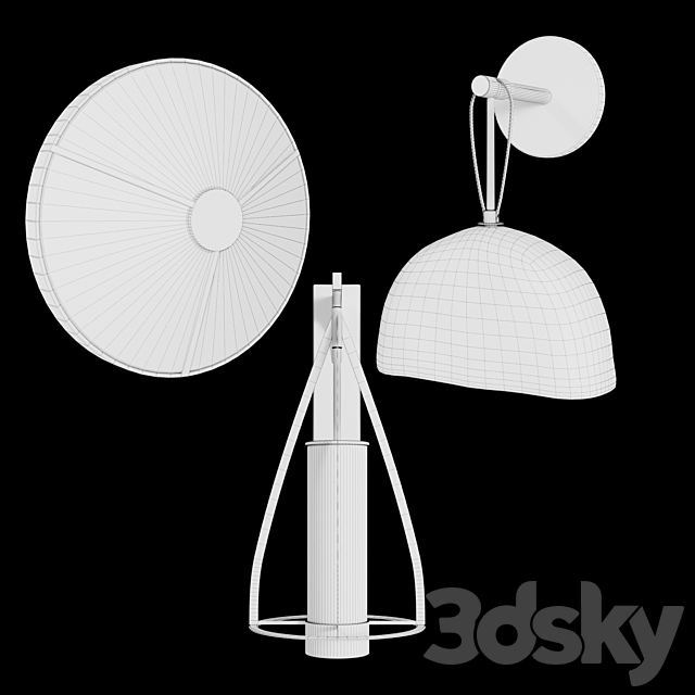 Holly Hunt set SCONCE 7 3DSMax File - thumbnail 2