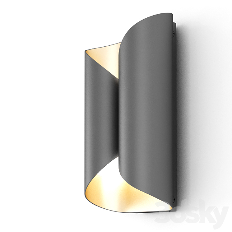 Holly Hunt Wall Lamp – Ombre Sconce PO1-7 3DS Max - thumbnail 2