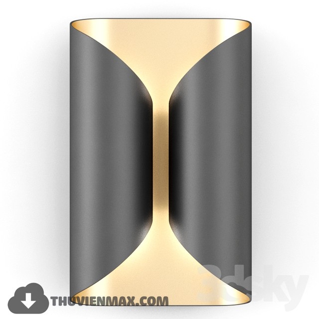 Holly Hunt Wall Lamp – Ombre Sconce PO1-7 3DS Max - thumbnail 3