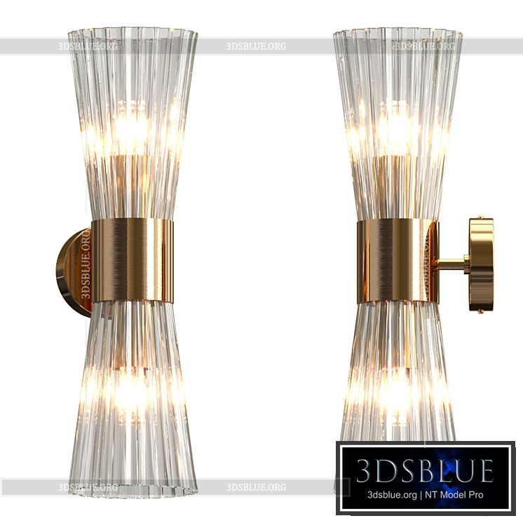 Hourglass Wall lamp 3DS Max - thumbnail 3