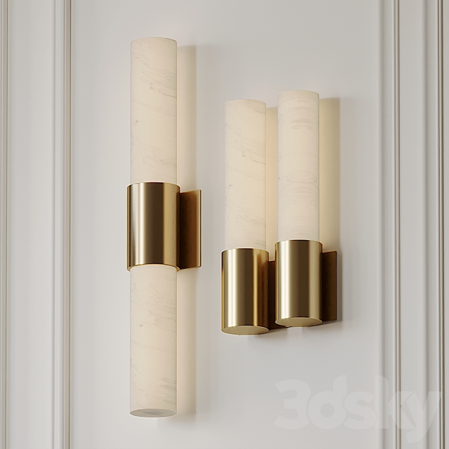 Hudson Valley Barkley Wall Sconce 3ds Max - thumbnail 1