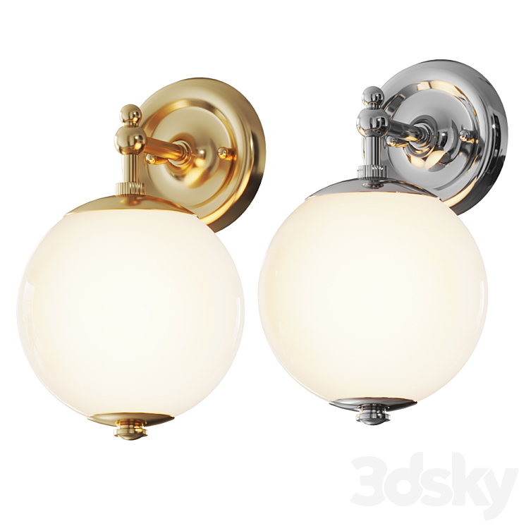 Hudson Valley Lighting – Sphere Sconce 3DS Max - thumbnail 1