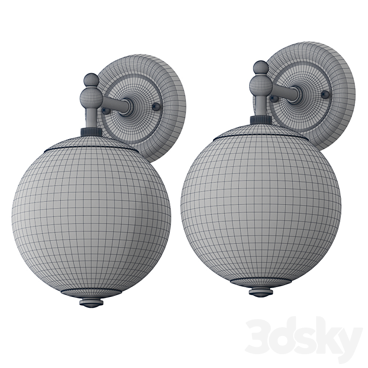 Hudson Valley Lighting – Sphere Sconce 3DS Max - thumbnail 2