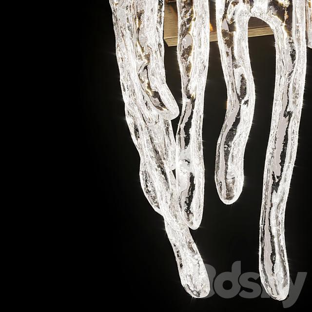 Ice sconce spring wall lampatron 3DSMax File - thumbnail 3