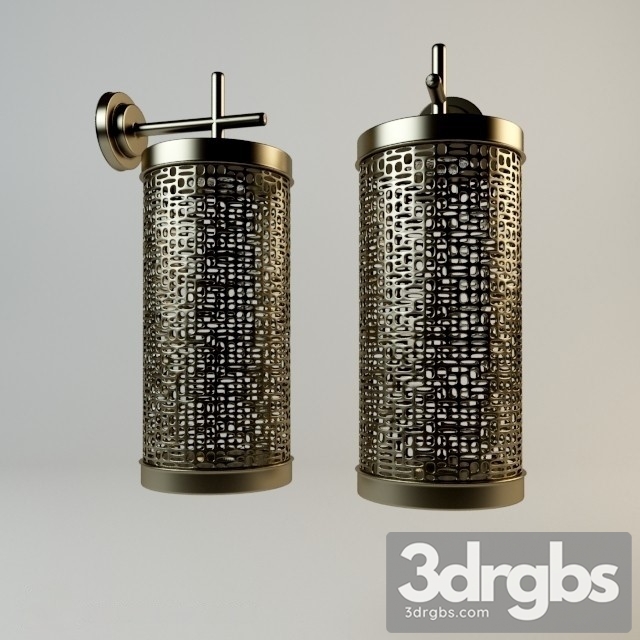 Industrial Wall Light 97 3dsmax Download - thumbnail 1