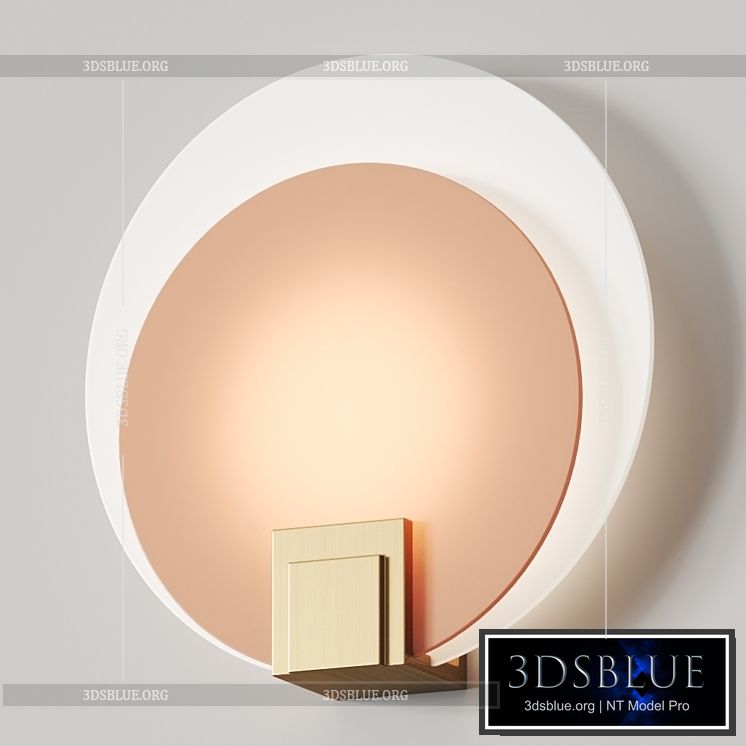 Jean Perzel 160 J Wall Lamp 3DS Max - thumbnail 3