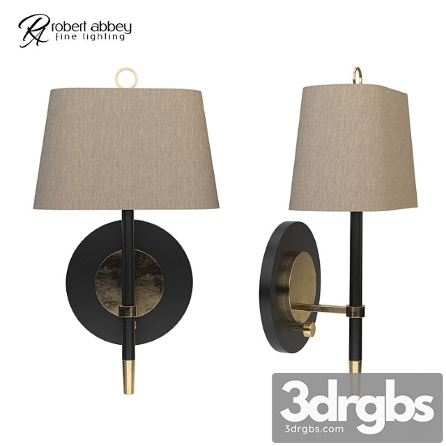 Jonathan adler ventana brass plug-in wall lamp 3dsmax Download - thumbnail 1