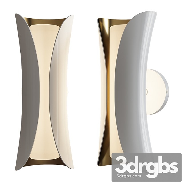 Josie 2 Light Wall Sconce 3dsmax Download - thumbnail 1