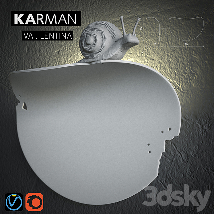 Karman VA.LENTINA 3DS Max - thumbnail 1