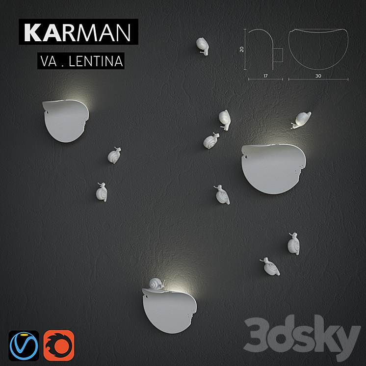 Karman VA.LENTINA 3DS Max - thumbnail 2