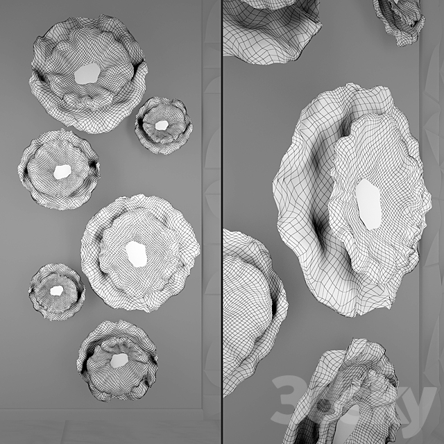 Karpa Nenufares – Wall Lamps 3DS Max Model - thumbnail 2