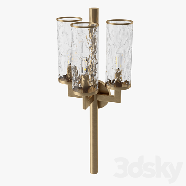 Kelly Wearstler – Liaison triple sconce 3DS Max Model - thumbnail 2