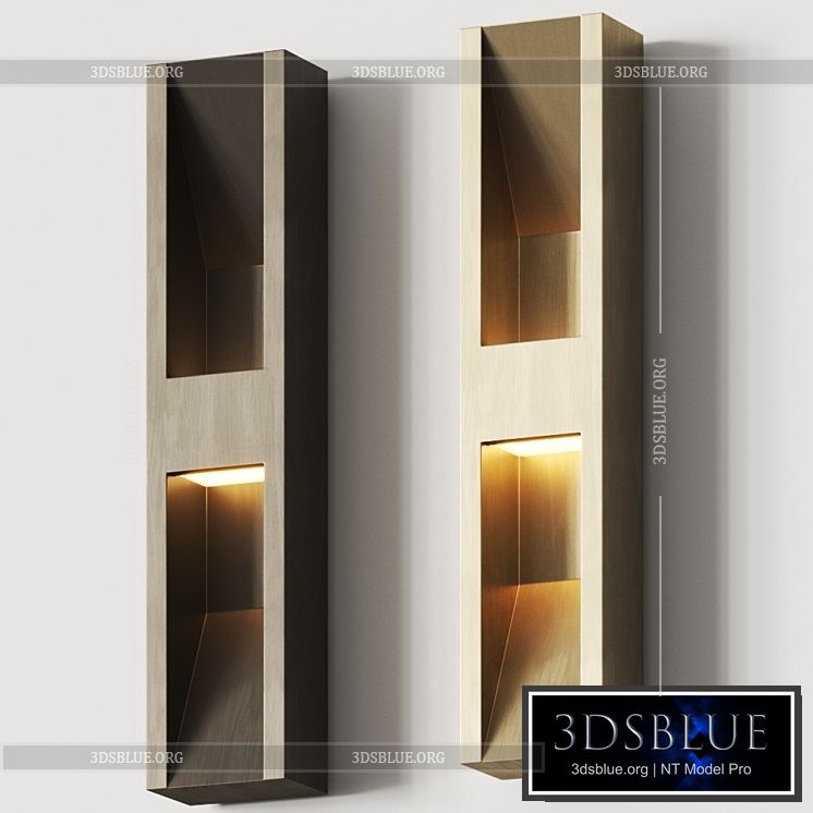 Kelly Wearstler Tribute Large Sconce 3DS Max - thumbnail 3