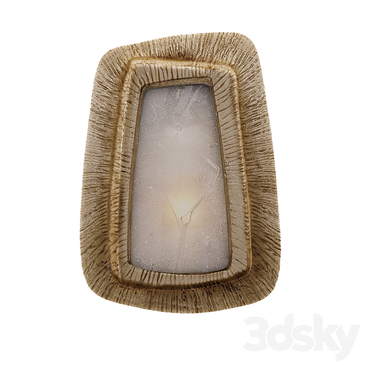 Kelly Wearstler Utopia 1 Light 6 inch Gild Sconce Wall Light 3DS Max Model - thumbnail 1