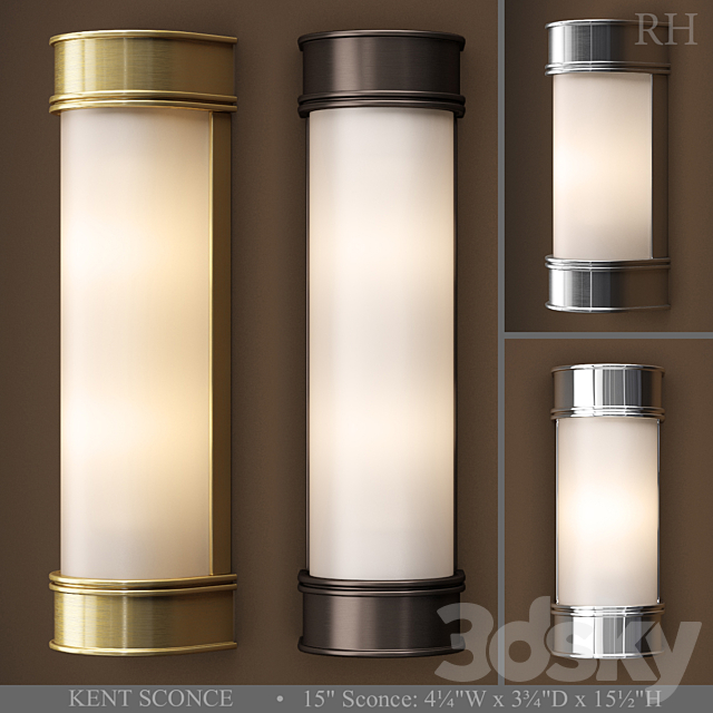 Kent sconce 3ds Max - thumbnail 1