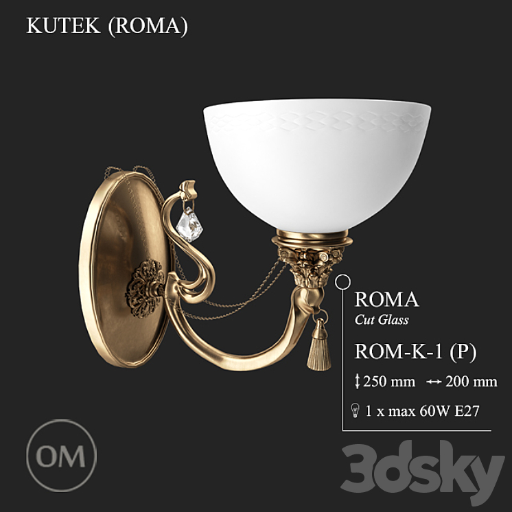 KUTEK (ROMA) ROM-K-1- (P) 3DS Max - thumbnail 1