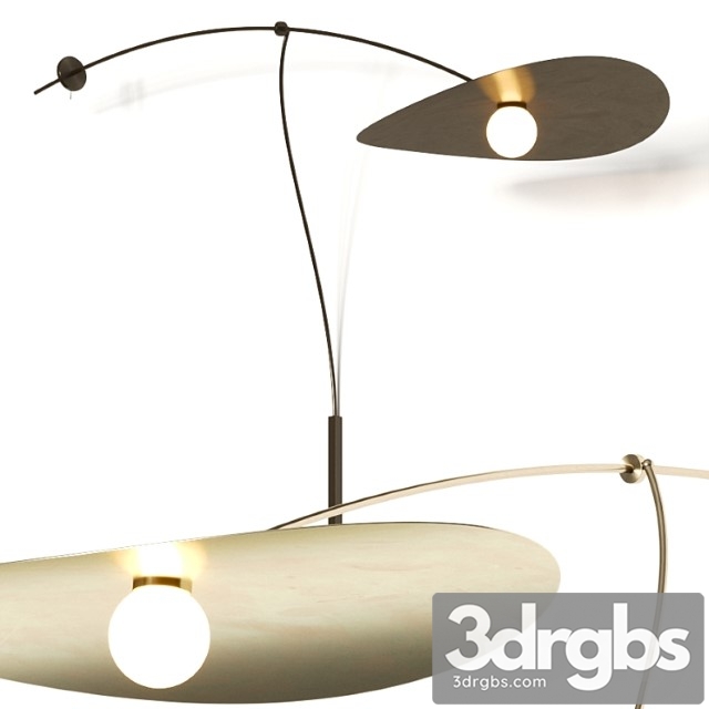 L & g studio myrna wall mobile lamp 3dsmax Download - thumbnail 1