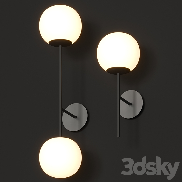 La Redoute Atea Wall Lamps 3DS Max Model - thumbnail 2