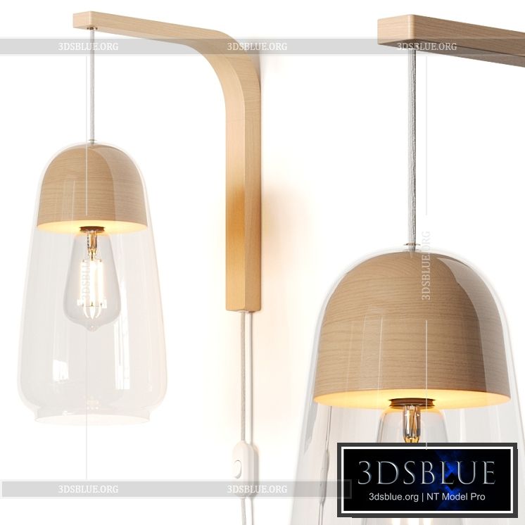 La Redoute Nasoa Wall Lamp 3DS Max - thumbnail 3