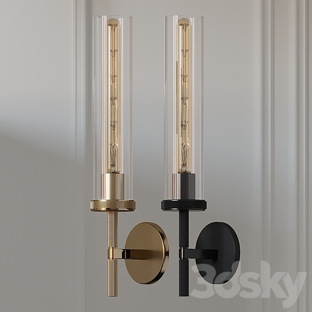 Lambeth Knurled Grand Wall Sconce 3ds Max - thumbnail 1