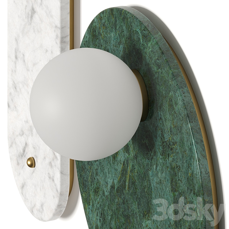 Lampatron Fiori Wall Lamp 3DS Max Model - thumbnail 2