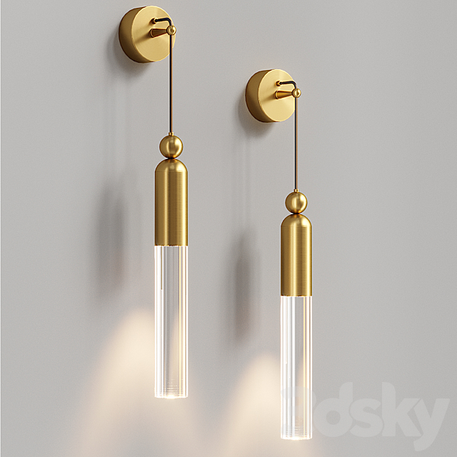 Lampatron GELIS WALL wall light 3DS Max Model - thumbnail 3