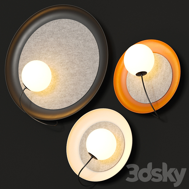 Lampatron Margott Wall Lamps 3DS Max Model - thumbnail 2