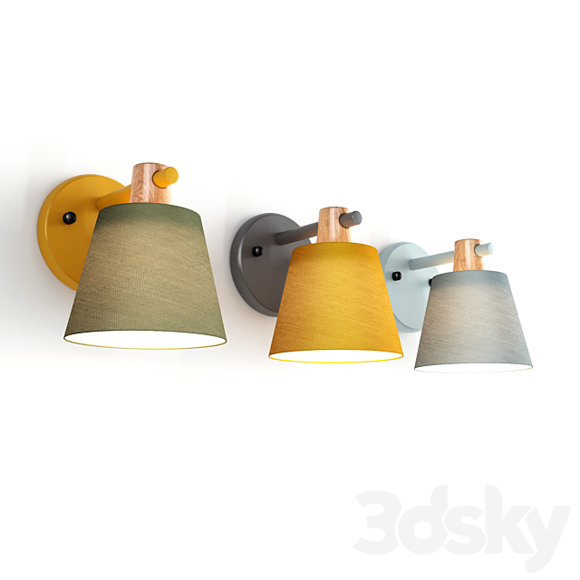 lampatron NATURA WALL lamp 3DSMax File - thumbnail 1