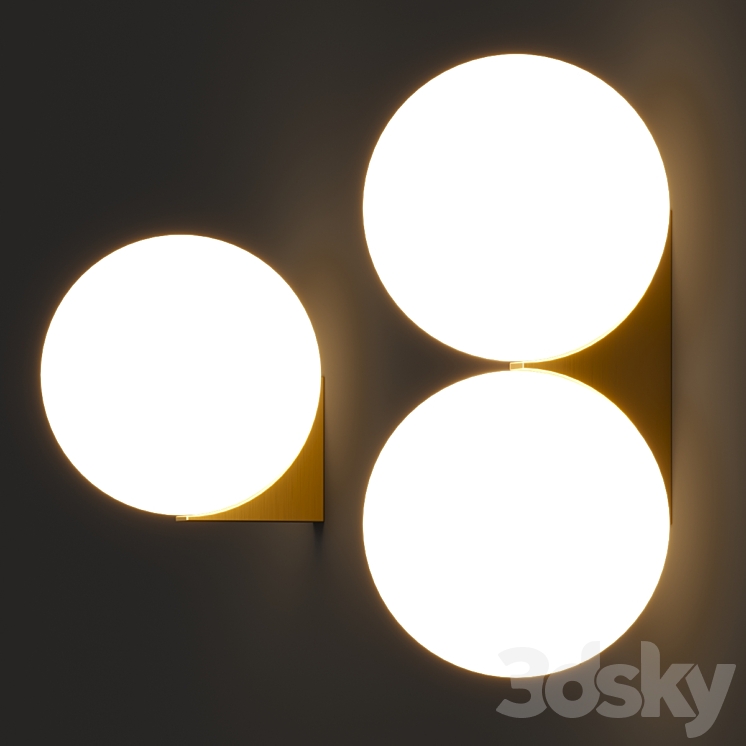 Lampatron Polly Wall Lamps 3DS Max Model - thumbnail 2