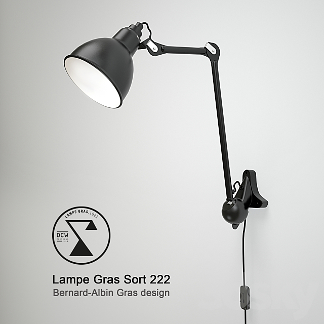 Lampe Grass 222 3ds Max - thumbnail 1