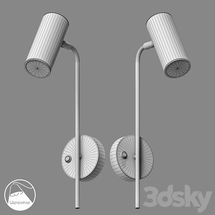 LampsShop.com B4330e Sconce Novima 3DS Max Model - thumbnail 2