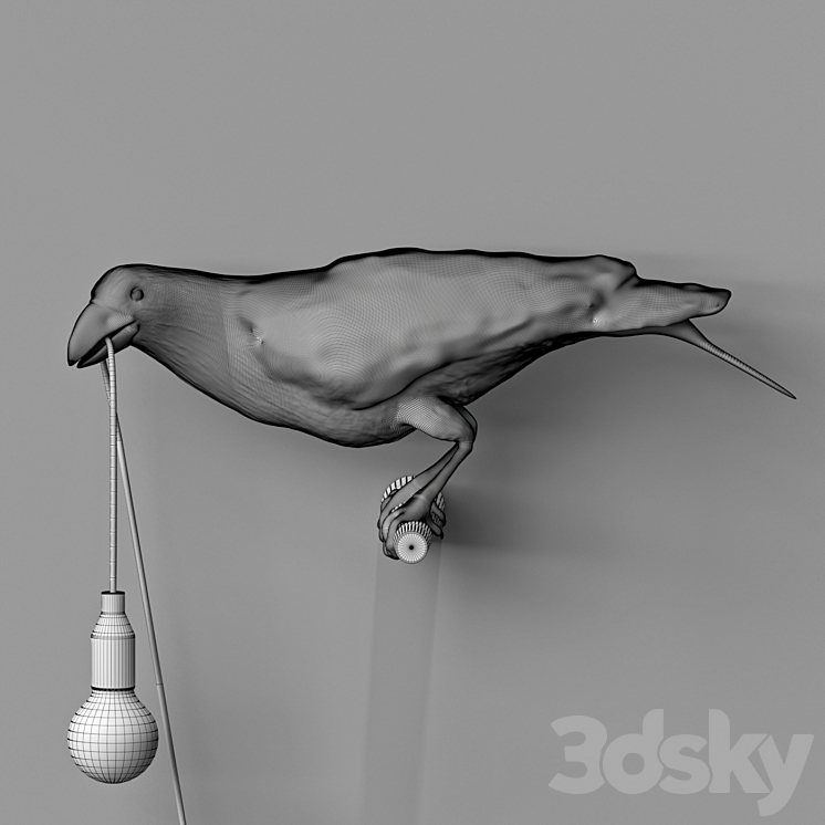 LampsShop.ru NL5085 Sconce Crow Lamp 3DS Max - thumbnail 2