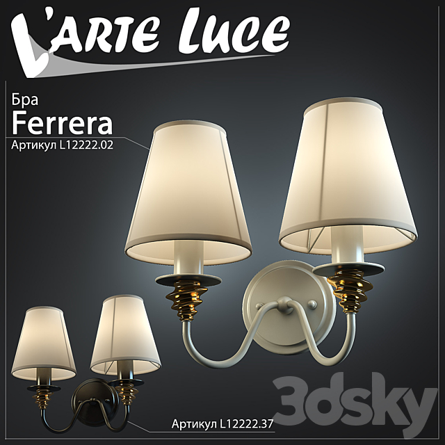 Larte Luce Ferrera series model L 12222.02 3DSMax File - thumbnail 1